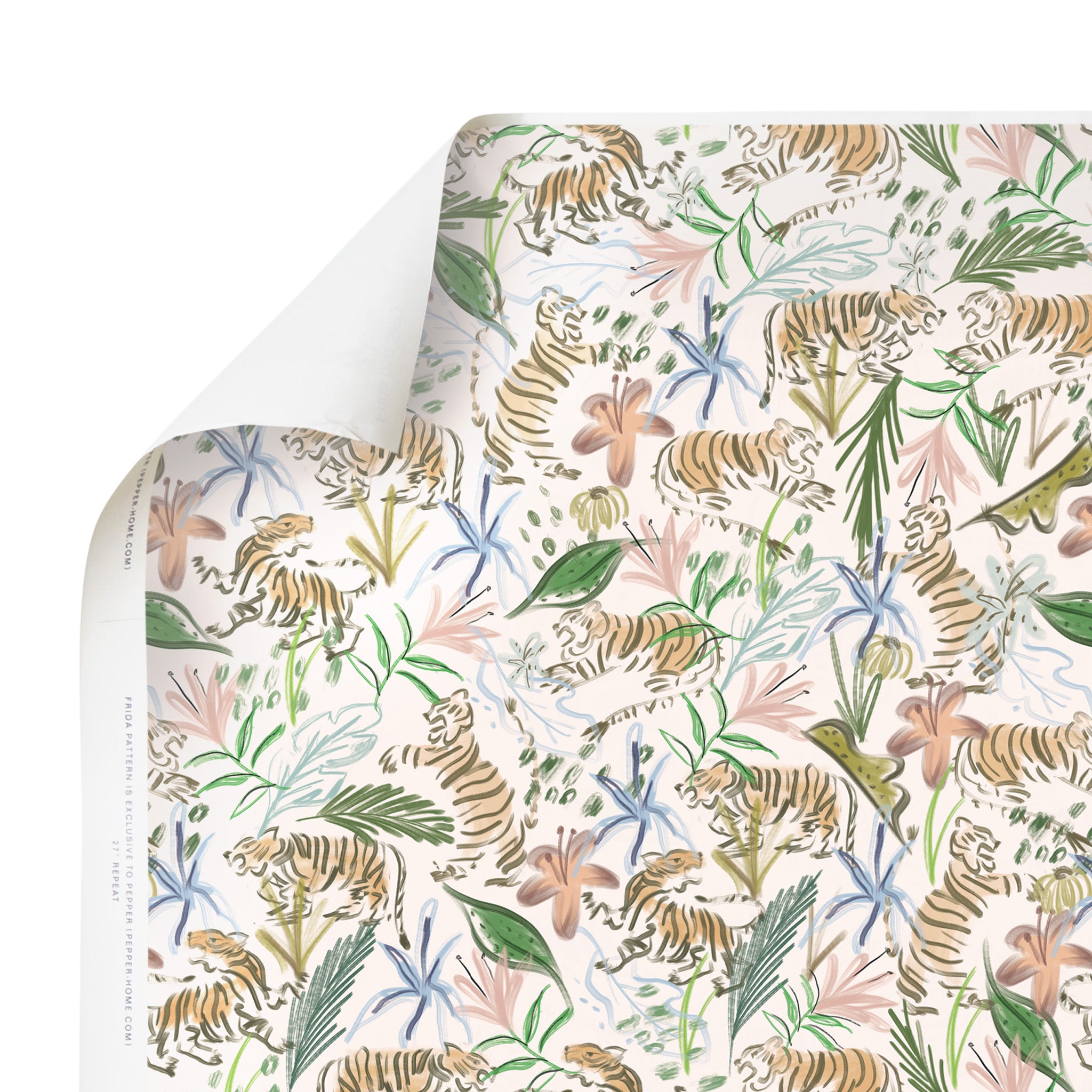 Frida Green Performance Wallpaper Swatch - Thumbnail 3