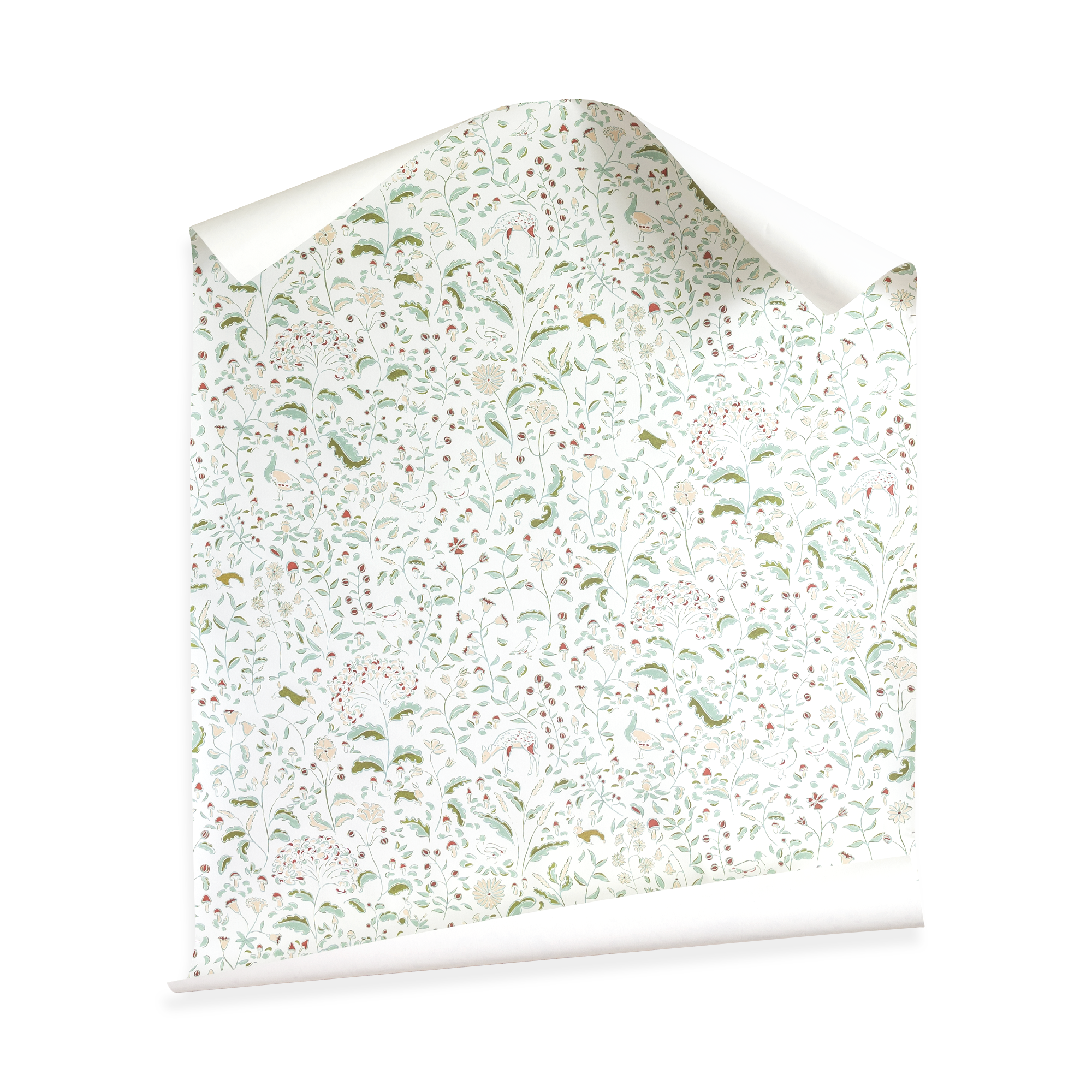 Ruby Moss Removable Wallpaper Swatch - Thumbnail 2