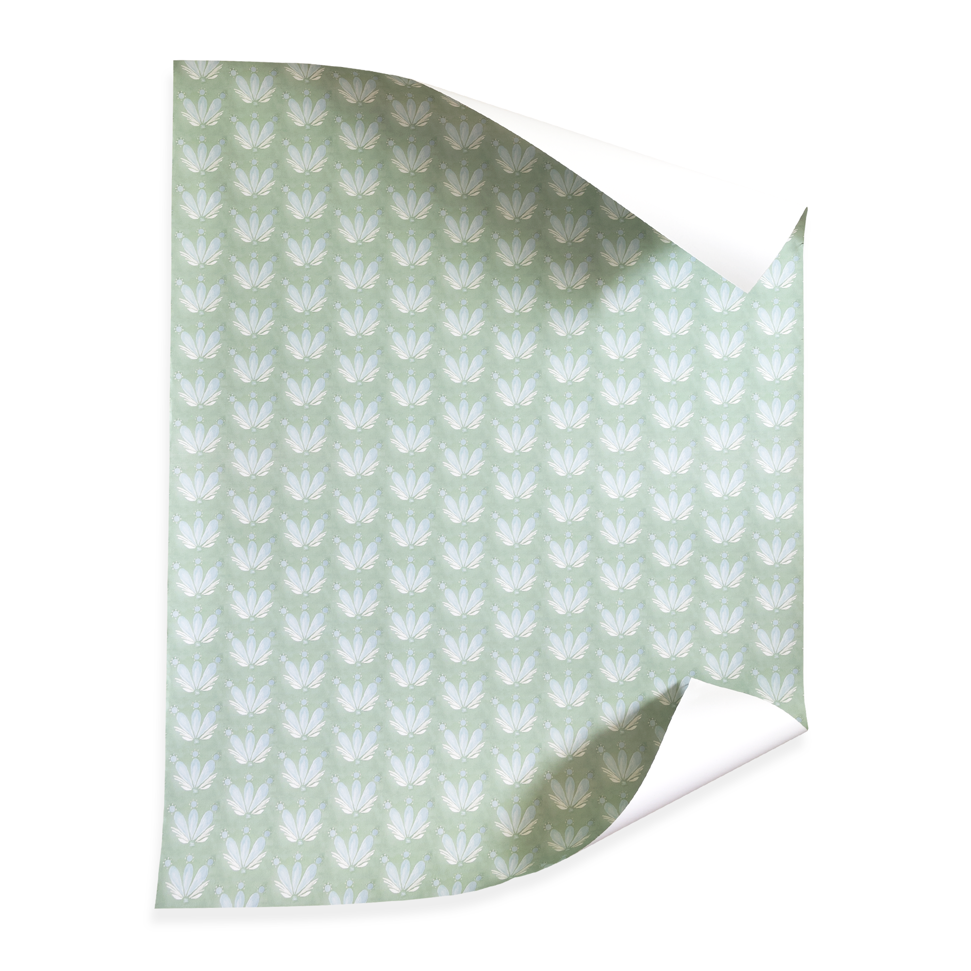 Serena Sea Salt Removable Wallpaper Swatch - Thumbnail 2