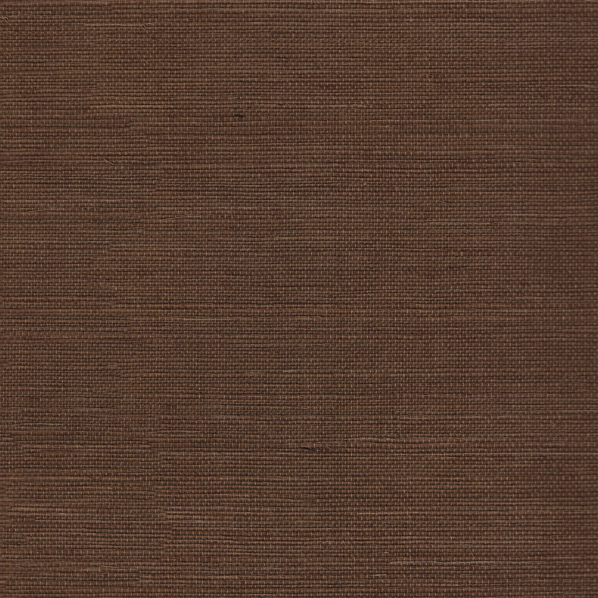 Chestnut brown textured woven wallpaper made to order in the USA with short lead times