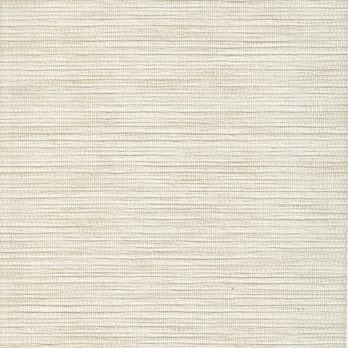 Coconut wallpaper in warm ivory with a textured woven pattern, made to order in the USA with short lead times