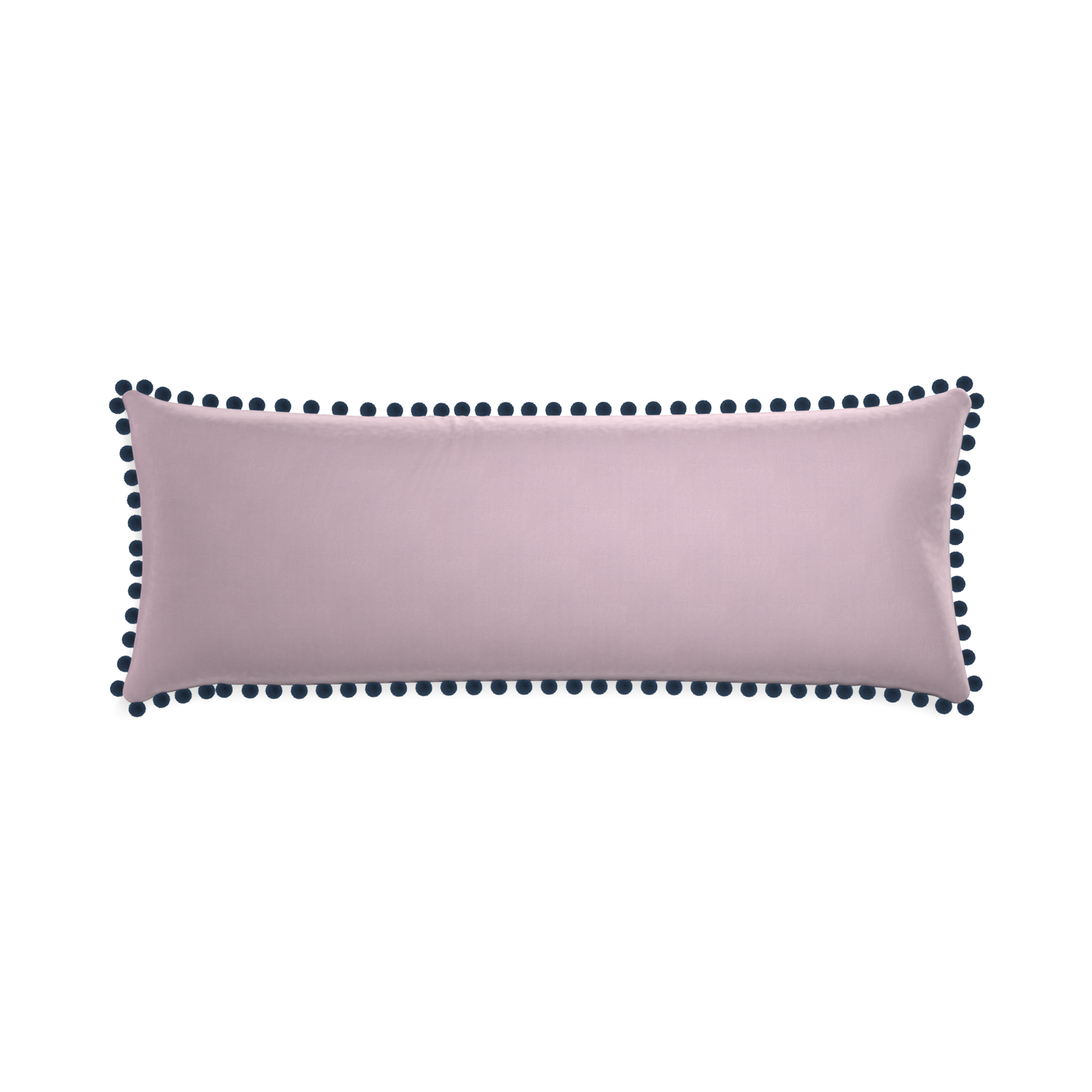 Xl-lumbar lilac velvet custom lilacpillow with c on white background