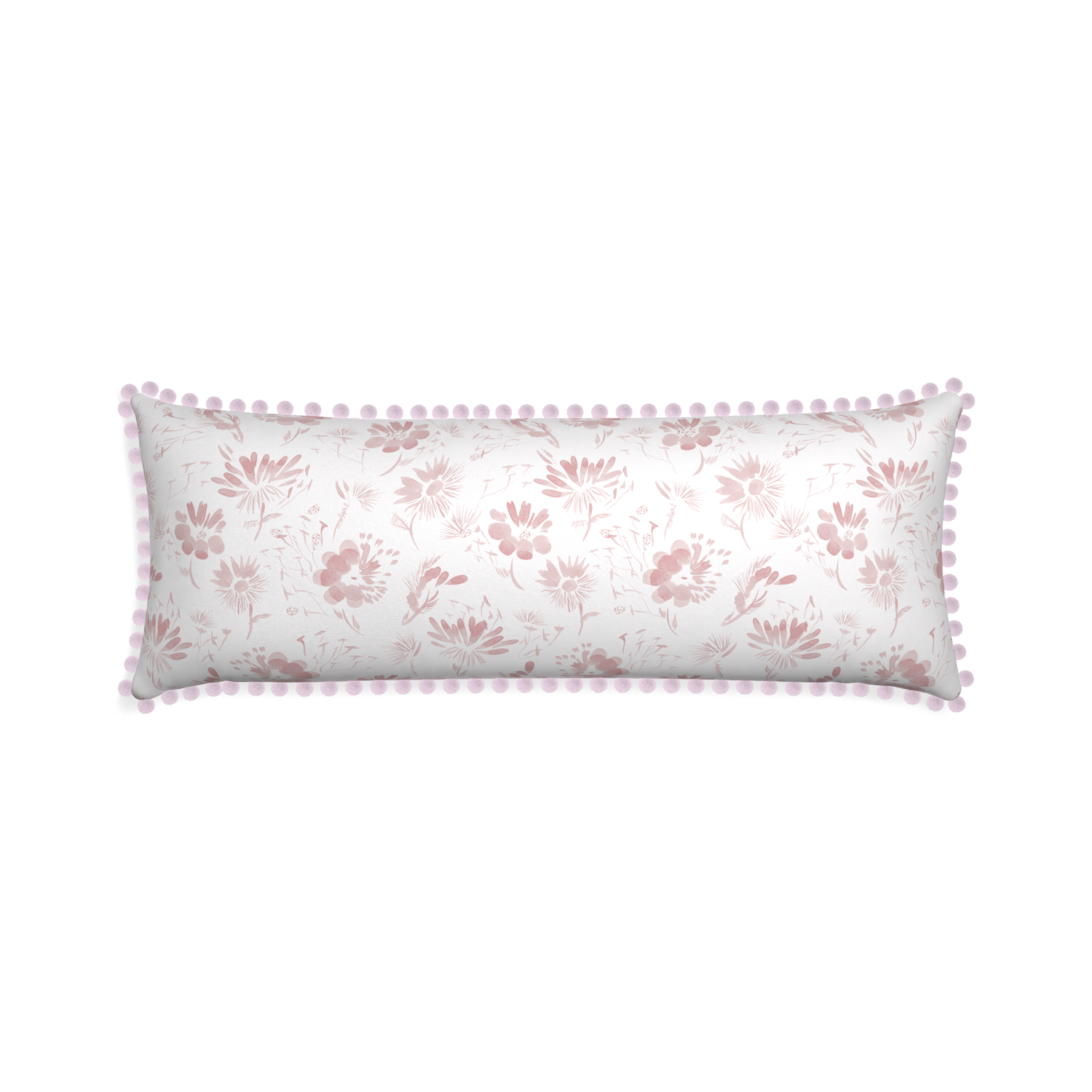 Xl-lumbar blake custom pillow with l on white background