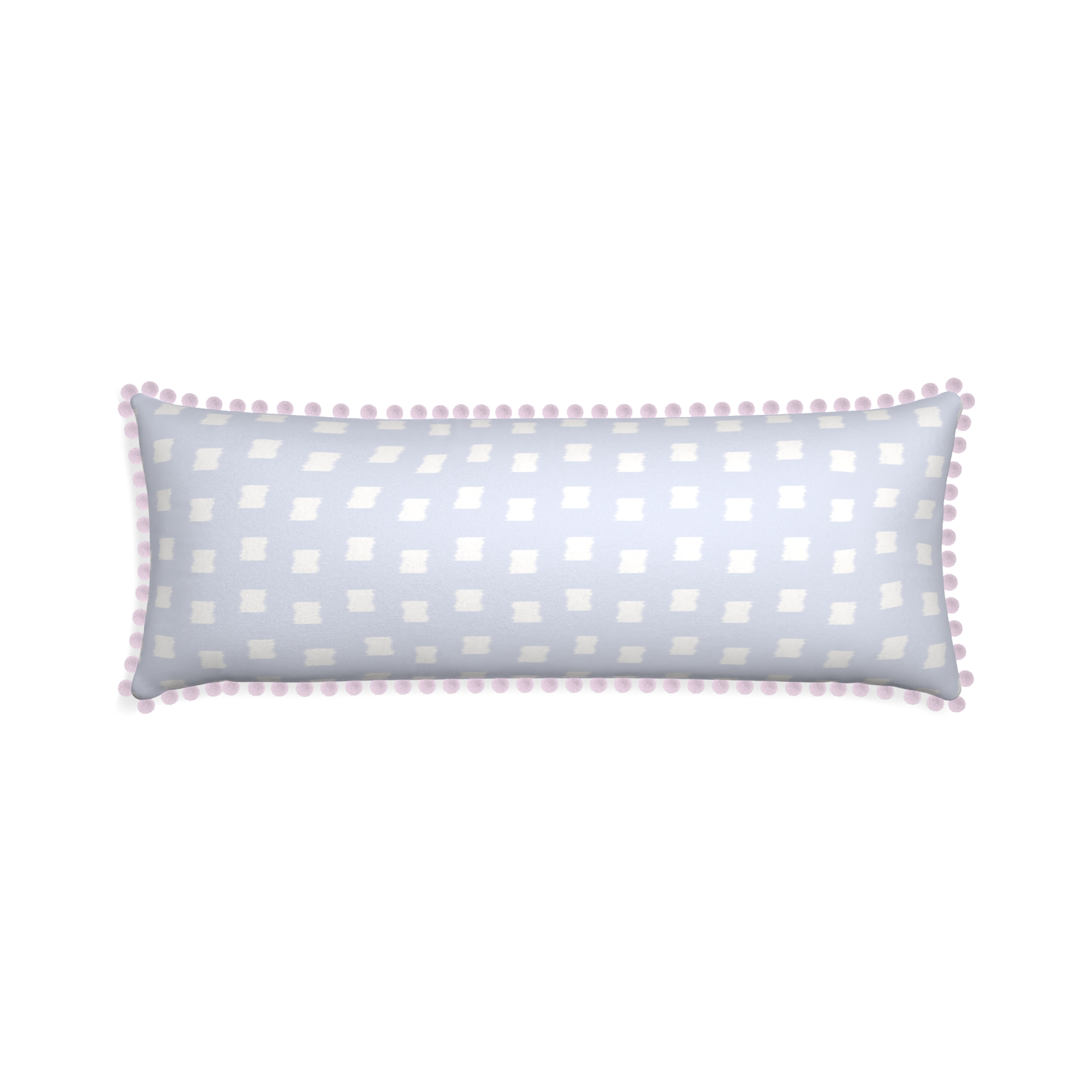 Xl-lumbar denton custom pillow with l on white background