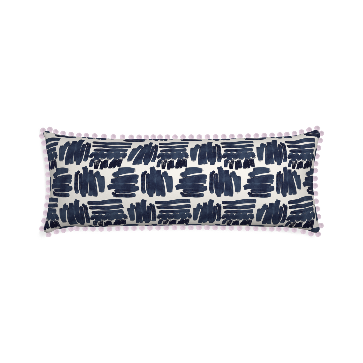 Xl-lumbar warby custom pillow with l on white background