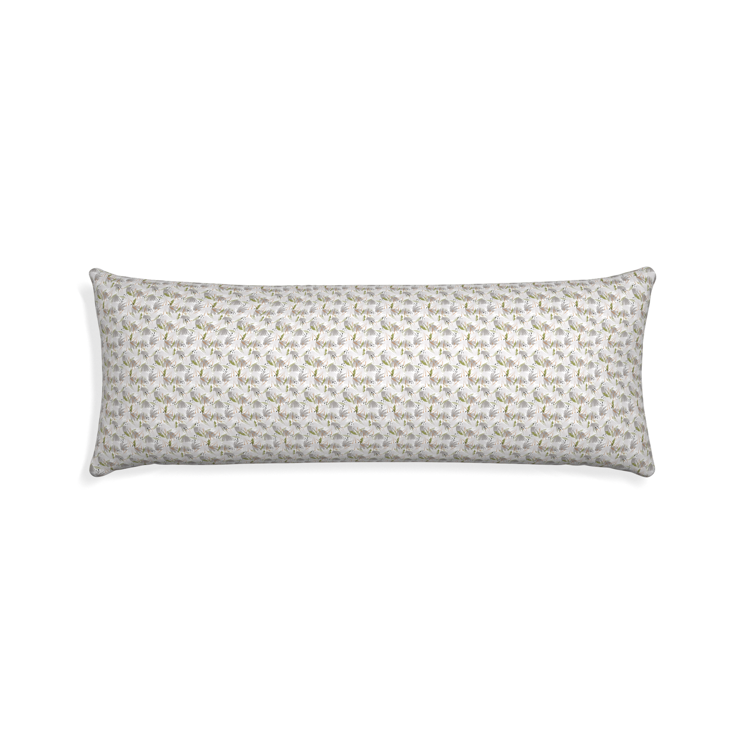 Xl-lumbar eden grey custom pillow with none on white background