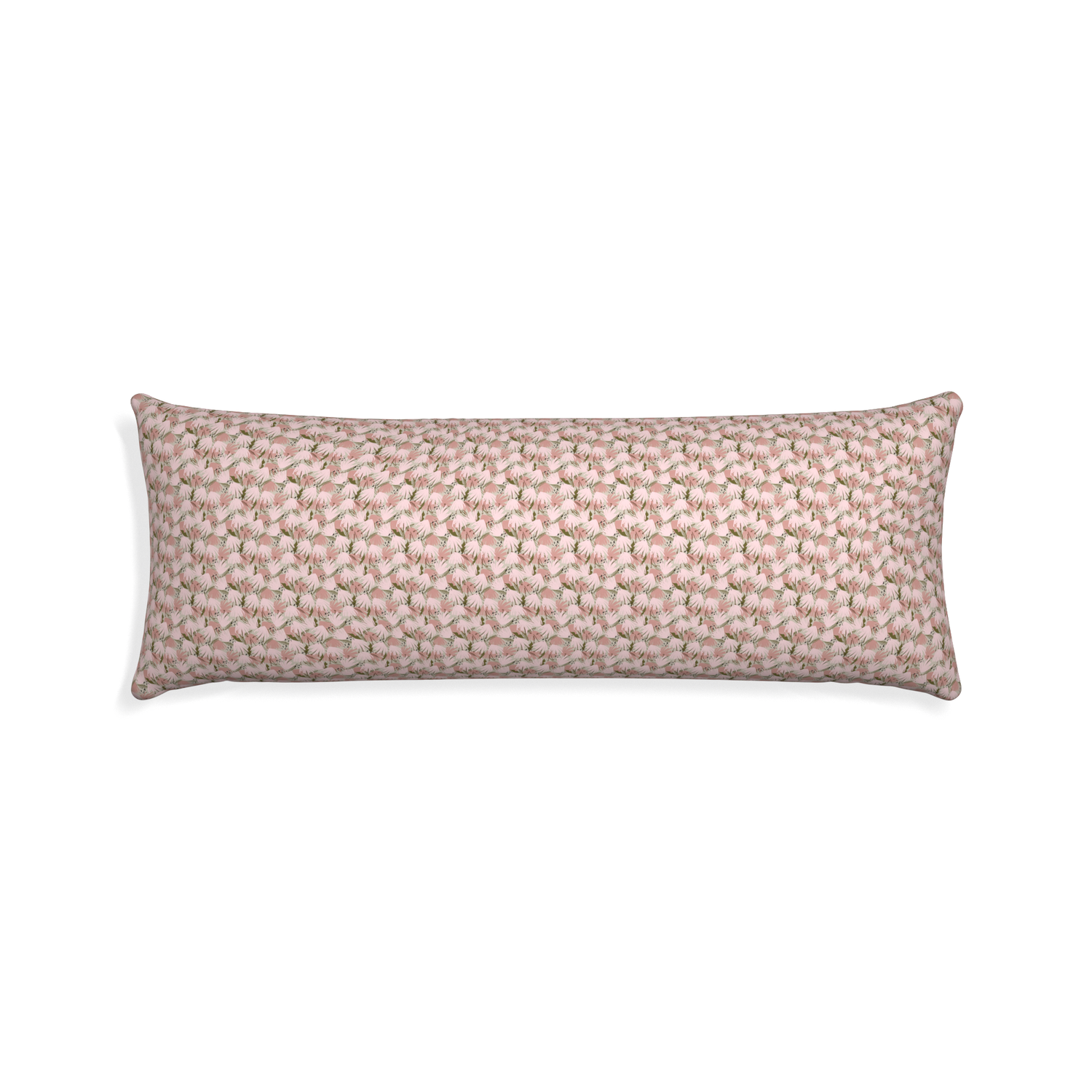 Xl-lumbar eden pink custom pillow with none on white background