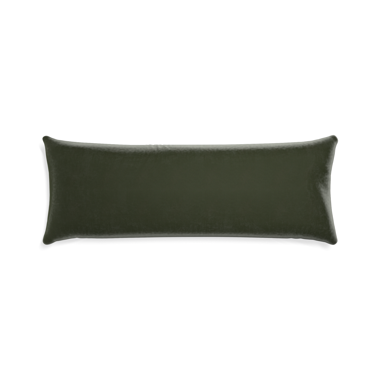 rectangle fern green velvet pillow 