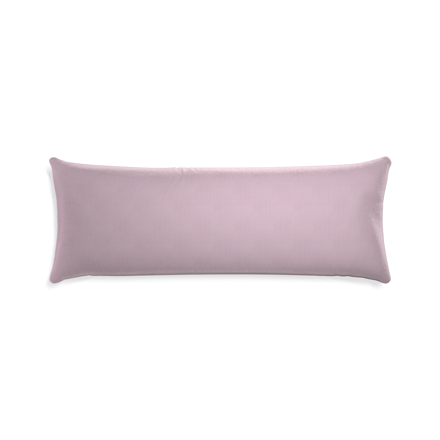 Xl-lumbar lilac velvet custom pillow with none on white background