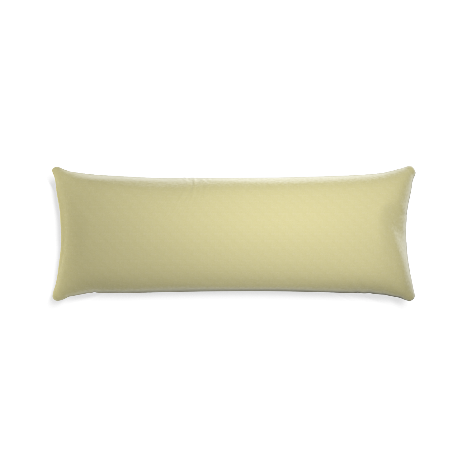 rectangle light green velvet pillow