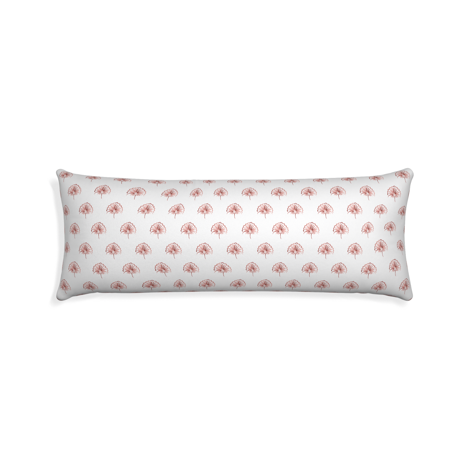 Xl-lumbar penelope rose custom pillow with none on white background