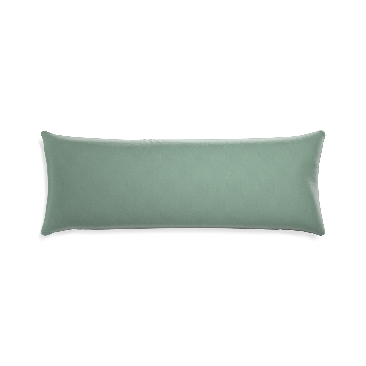 rectangle blue green velvet pillow