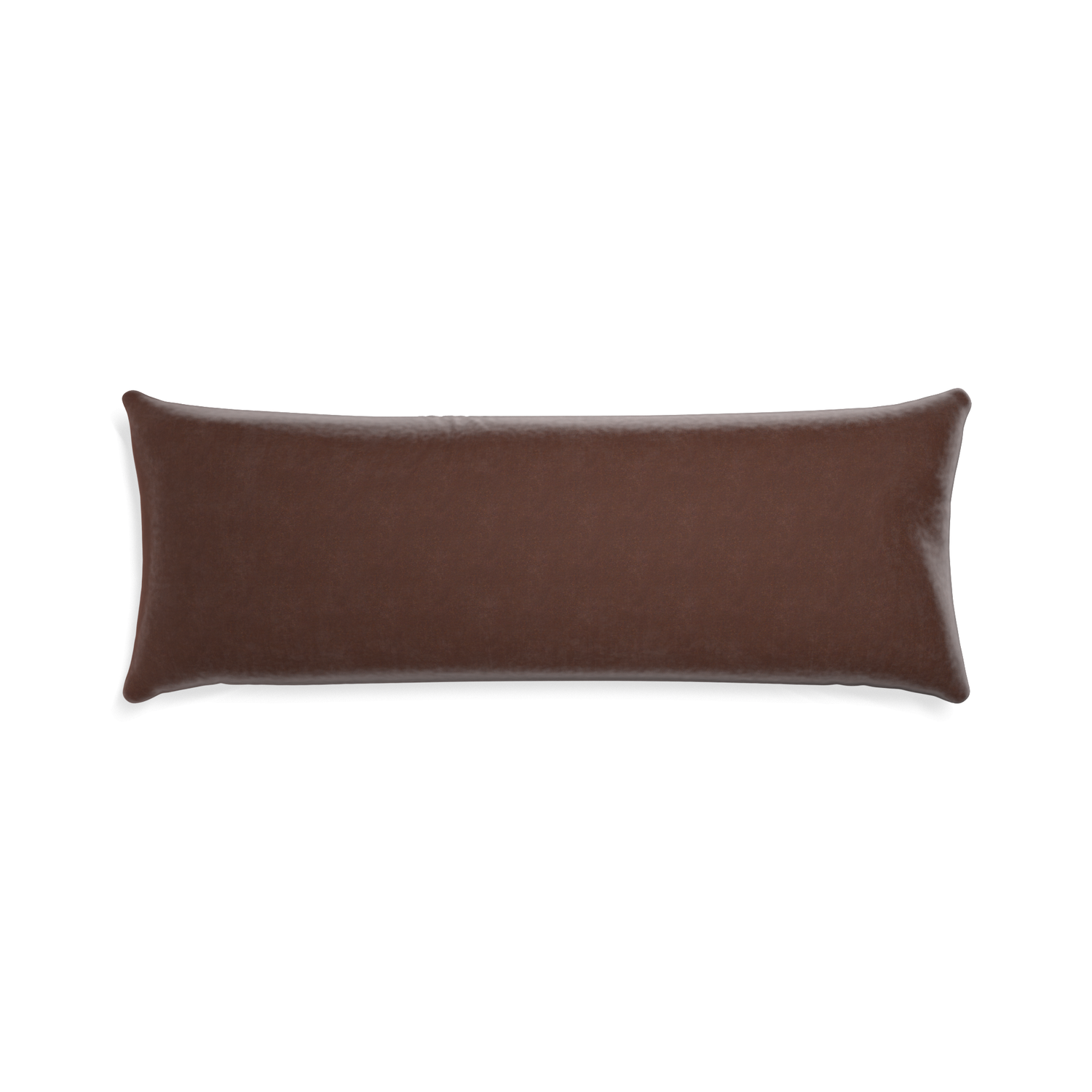 rectangle brown velvet pillow