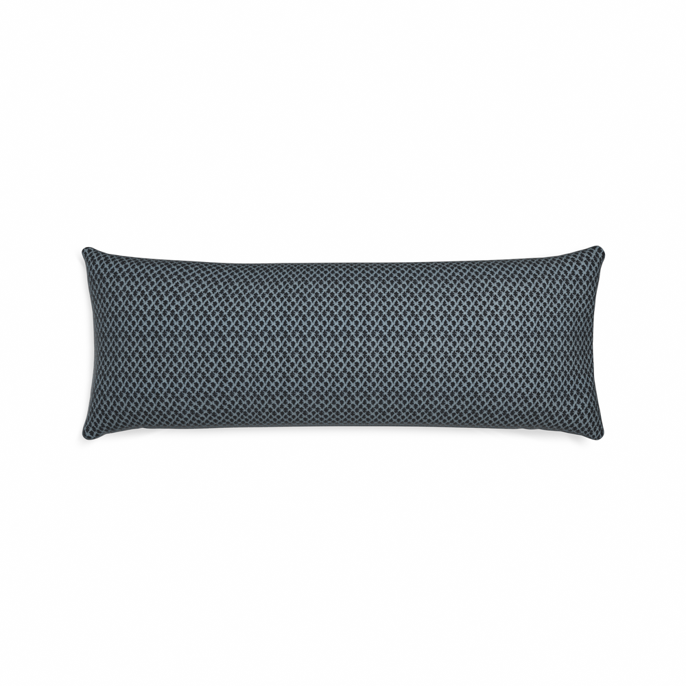 Xl-lumbar quinn aegean custom pillow with n on white background