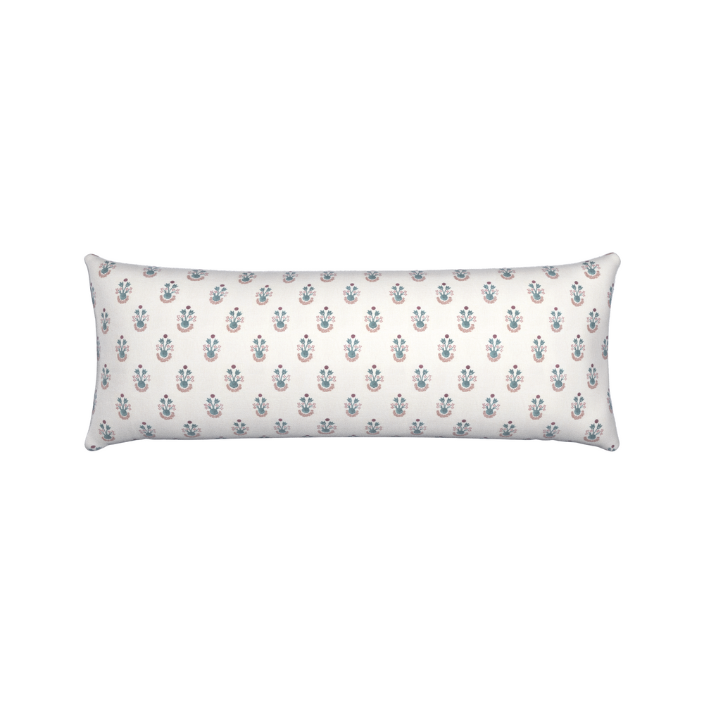 Xl-lumbar lucie harbor custom pillow with n on white background