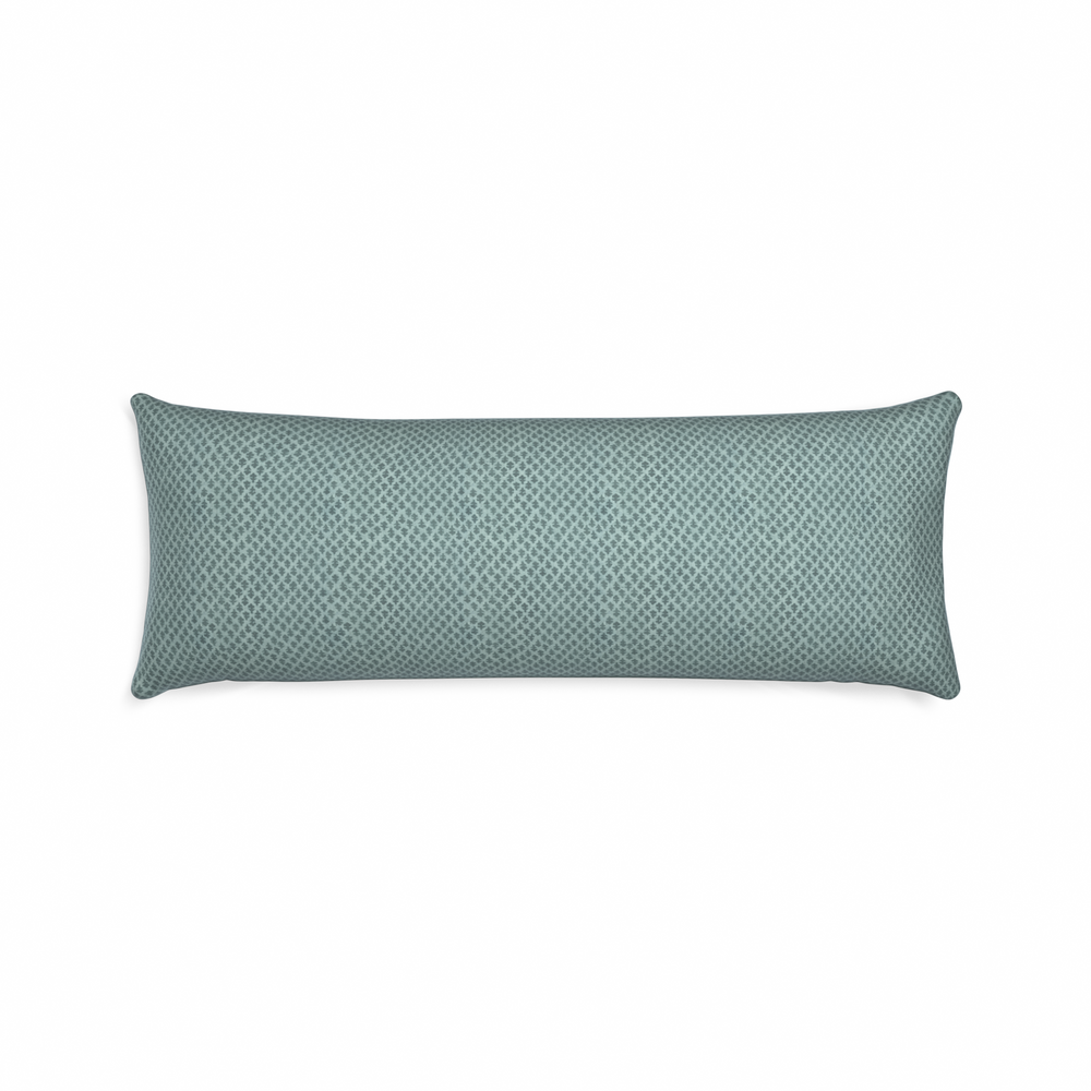 Xl-lumbar quinn baltic custom pillow with n on white background