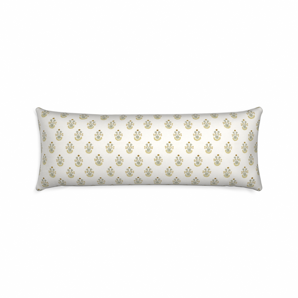 Xl-lumbar lucie chamomile custom pillow with n on white background