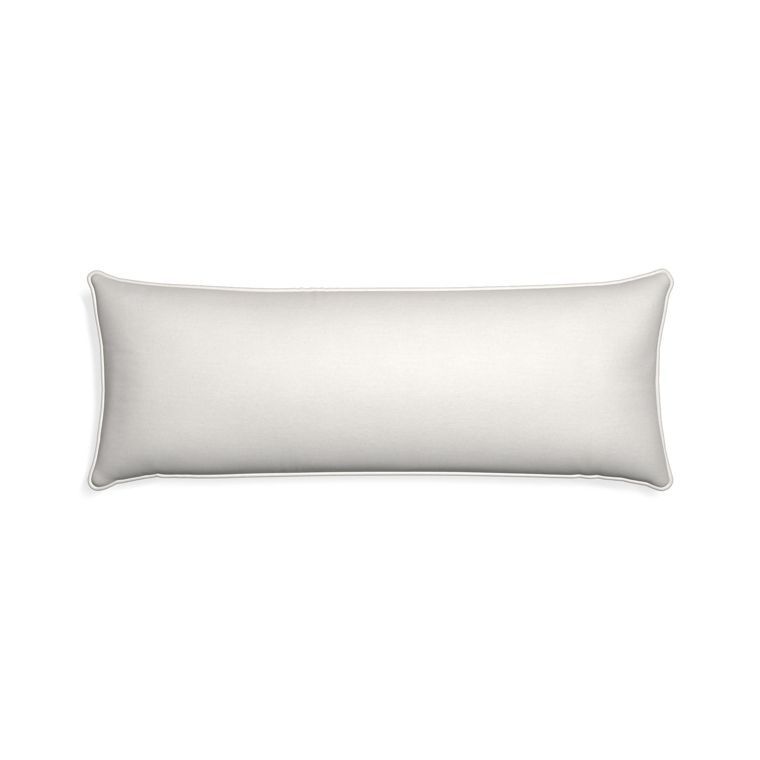 Xl-lumbar flour custom pillow with snow piping on white background