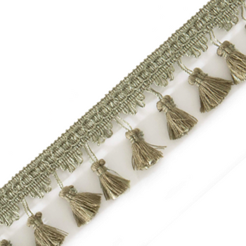 Sage Green Tassel Close-Up