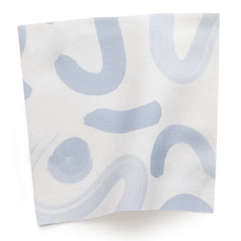 Sky Blue Printed Cotton Swatch