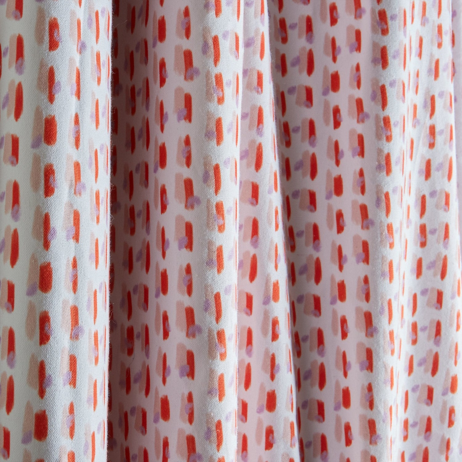 Poppy Pink Curtain Detail