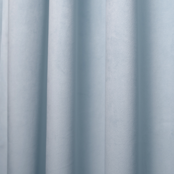 Sky Velvet Curtain Close-up