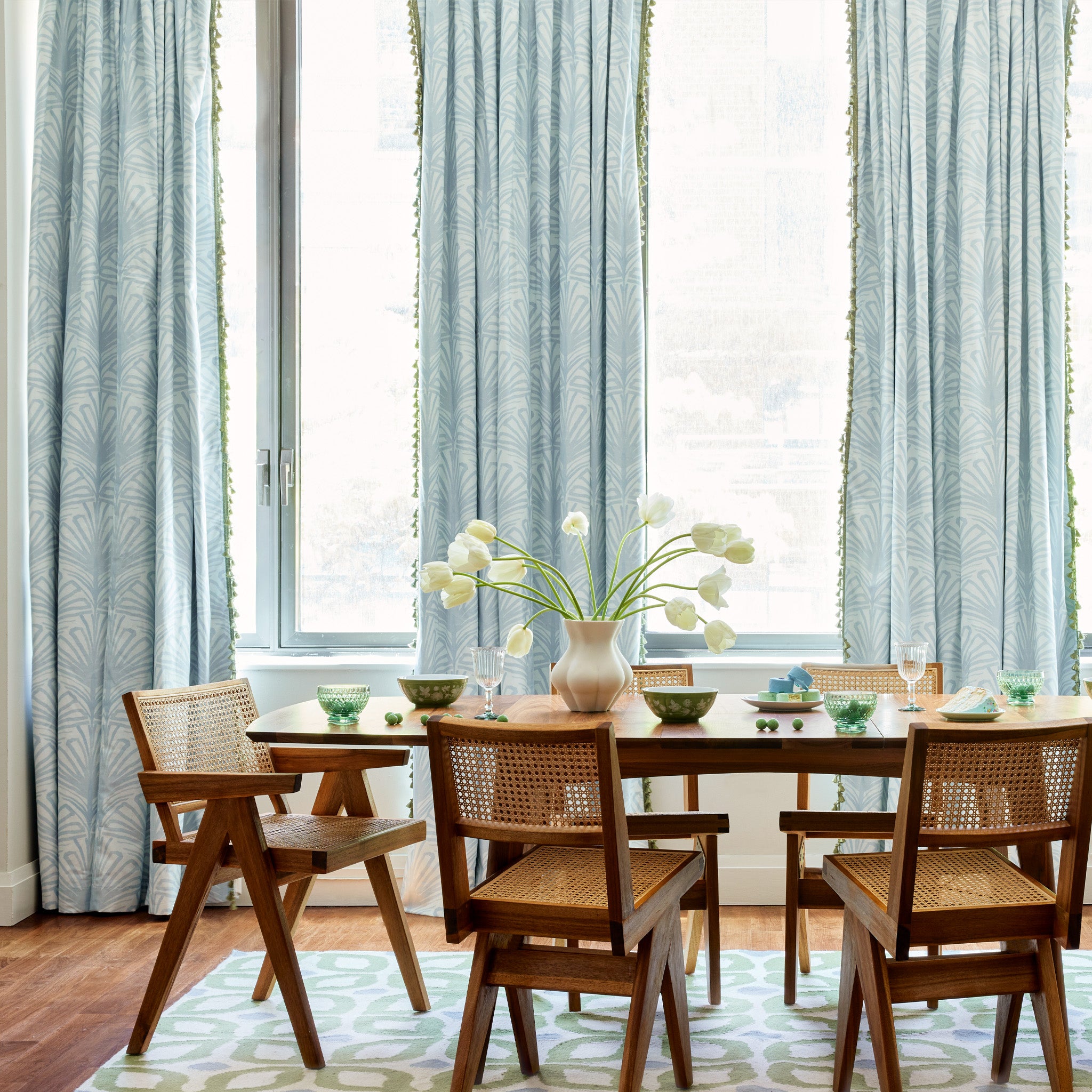 Suzy Sky Ring Top Custom Curtain